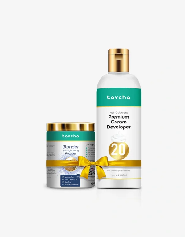 tavcha blonder powder & developer 6% 20volume